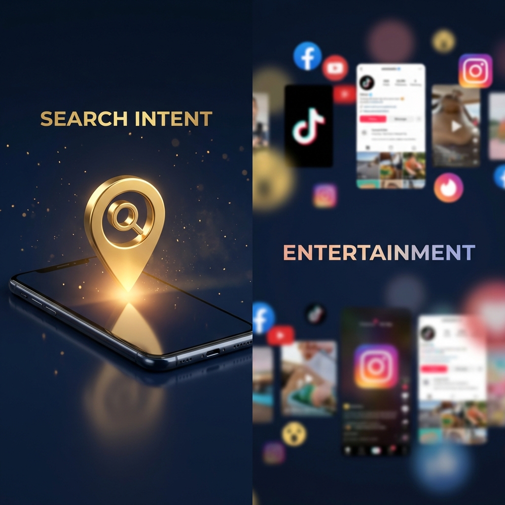 Intención vs Entretenimiento Strategy